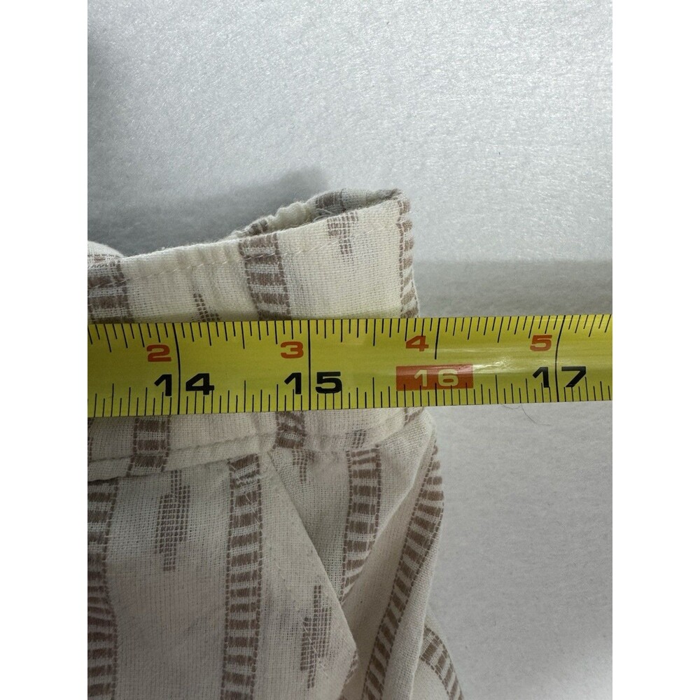 NWT OLD NAVY Women's Striped Tie Waist BOHO Ivory/Beige Size M - Picture 9 of 10